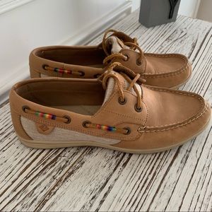 SPERRY Firefish Rainbow Boat Shoes 8